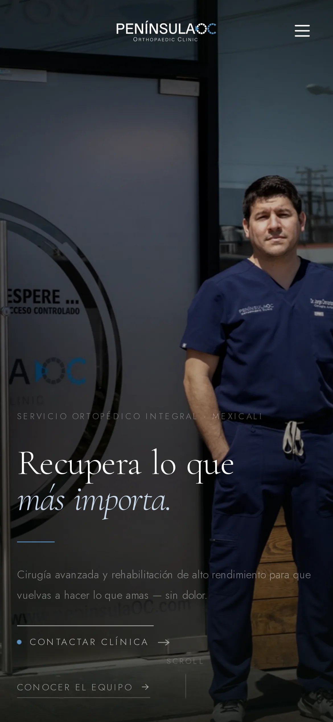 Península OC en teléfono